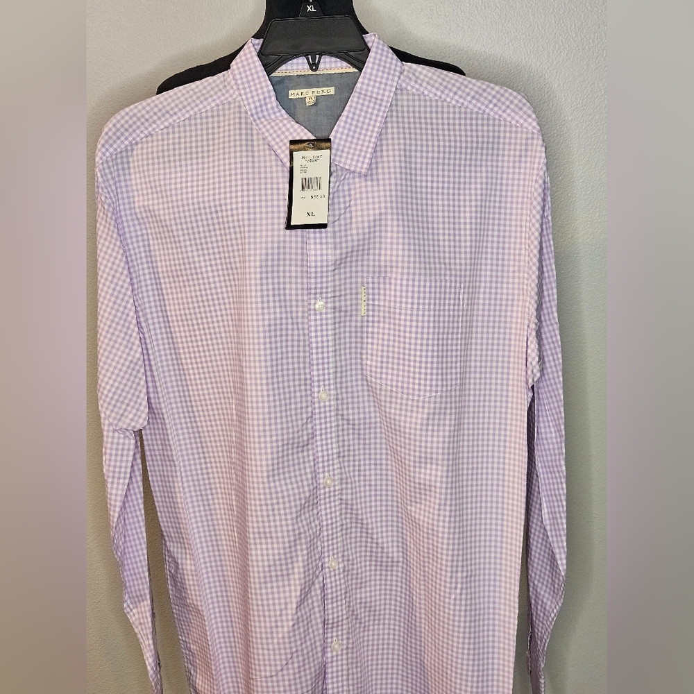 NWT Marc Ecko Cut & Sew mens button up long sleeve dress shirt